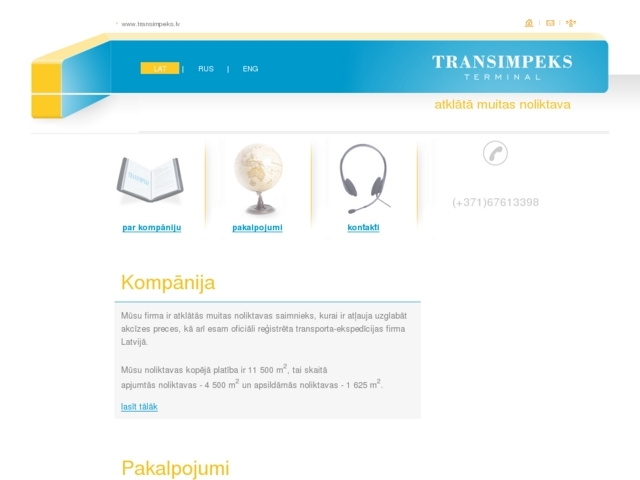 Transimpeks Terminal, SIA